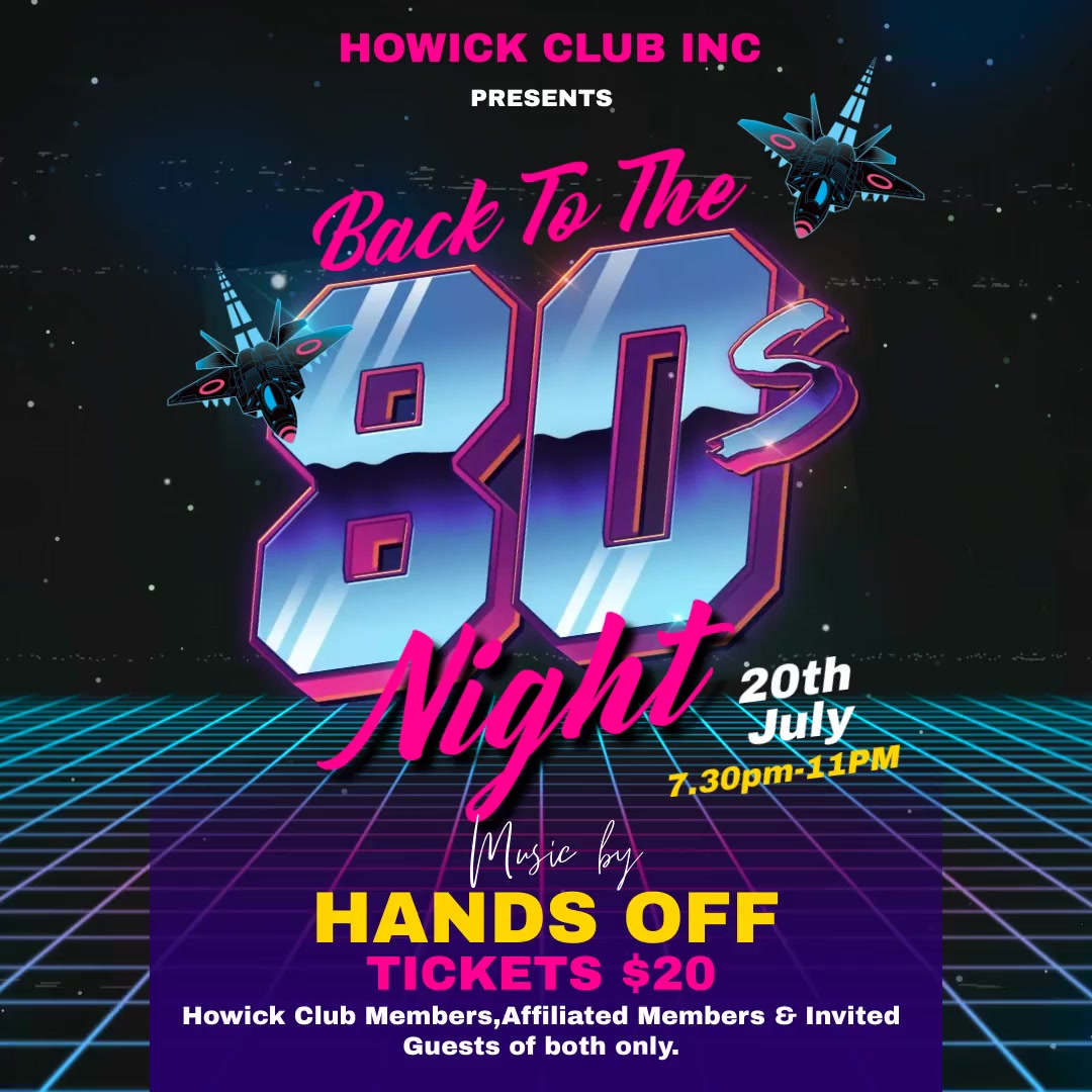 80s with hands off